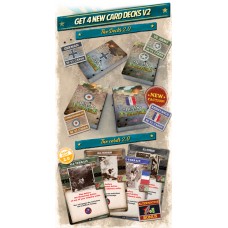 Heroes of Normandie : Decks de replacement (v2) : Ge, Us, CW et FFI (FR)